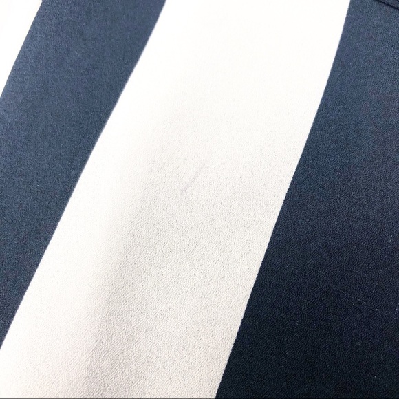 Lane Bryant Blue & White Bat Wing Fashion Shirt - Picture 4 of 4